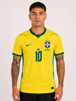 Camisa Brasil I 2026 — Torcedor Neymar Jr nº 10 — foto 2