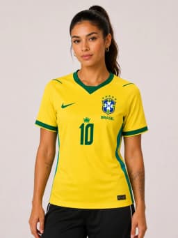Camisa Brasil I 2026 — Torcedor Neymar Jr nº 10 — foto 2